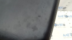 Tesla Model 3 18 center console armrest - black leather, leather defect, dry cleaning, scratches