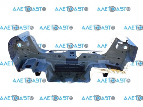 Rear panel VW Passat b8 16-19 2 parts, with eyepieces, white, crushed