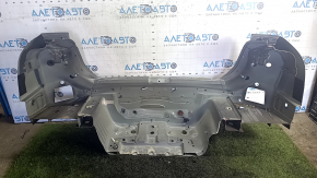 Rear panel of Audi A4 B8 08-16 sedan, with eyepieces, black LY9B