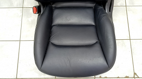 Driver's seat Tesla Model 3 18- without airbag, black leather, electric, heated without tensioner, leather defect, scratches, dry cleaning