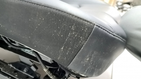 Driver's seat Tesla Model 3 18- without airbag, black leather, electric, heated without tensioner, leather defect, scratches, dry cleaning