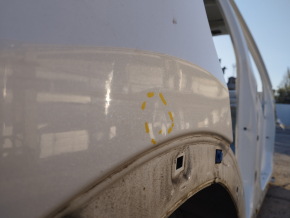 Quarter wing rear right Kia Niro 17-22 HEV, PHEV, white, on the body, bumps