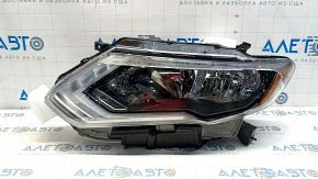 Headlight front left Nissan Rogue 17- halogen