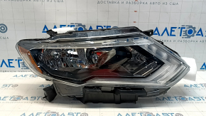 Headlight front right Nissan Rogue 17- halogen