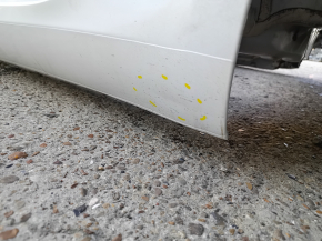Quarter wing rear left Tesla Model 3 18- on the body, iron panel, white, dents, butt