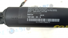 Left trunk lid shock absorber Tesla Model 3 18- electric, corner broken, boot torn