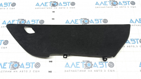 Insert in the door card rear right Tesla Model 3 21 - black alcantara