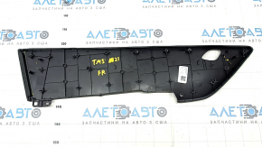 Insert in the door card front right Tesla Model 3 21 - black alcantara