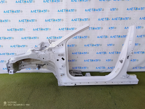 Front left quarter Ford Fusion mk5 13-20 sawed off, with central pillar, white