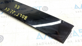 Door trim side rear right Chevrolet Bolt EV 17-23 front, black gloss, scratches
