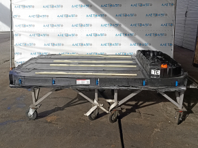 Battery pack VVB complete Tesla Model 3 21- RWD, 55 kWh, 95k, with blocks, dented case, broken VVB module mounts, broken chip