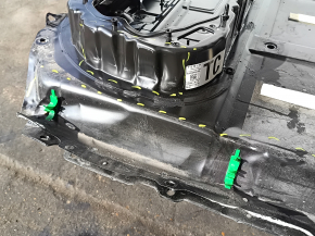 Battery pack VVB complete Tesla Model 3 21- RWD, 55 kWh, 95k, with blocks, dented case, broken VVB module mounts, broken chip