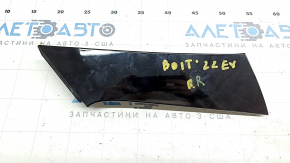 Trunk door molding right along glass Chevrolet Bolt EV 22-23 black gloss, scratches