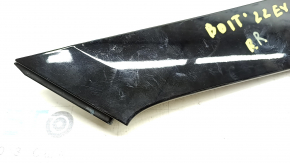 Trunk door molding right along glass Chevrolet Bolt EV 22-23 black gloss, scratches