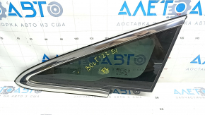 Window blind glass front left Chevrolet Bolt EV 17-23 with chrome molding, scratches on chrome
