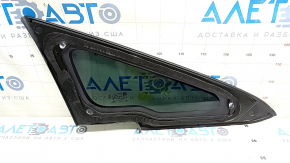 Window blind glass front left Chevrolet Bolt EV 17-23 with chrome molding, scratches on chrome