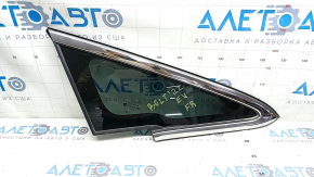Window blind glass front right Chevrolet Bolt EV 17-23 with chrome molding, scratches on chrome