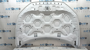 Naked hood Ford Escape MK4 23- aluminum, white YZ, butt