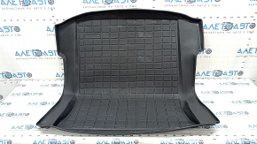 Tesla Model 3 Trunk Carpet 18- Rubber, Black, Scratched