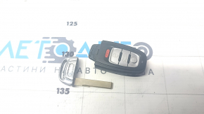 Key Audi A4 B8 08-16 smart 4 buttons, scratches