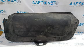 Kia Forte 4d 14-17 trunk lid trim black, scuffs, scratches