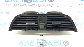 Front panel air duct deflector central Ford Escape MK4 20 - black with chrome, frame black gloss