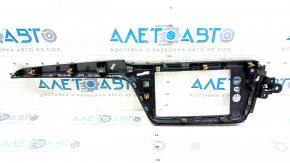 Overlay for monitor, display, navigation Chevrolet Bolt EV 22-23 black gloss, with backlight, broken mount, for polishing