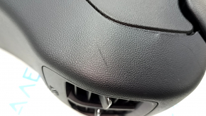 Central console armrest Ford Escape MK4 23- black, armrest leather black with red stitching, with rear row deflector, scratches, for cleaning