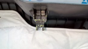 Lower tailgate trim GMC Terrain 10-17 black, scratches, broken fasteners
