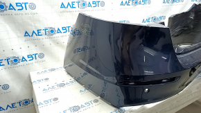 Bare rear bumper Honda Accord 23 - for parking sensors, blue, torn, tears, broken fasteners, scratches