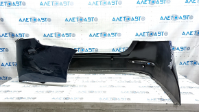 Bare rear bumper Honda Accord 23 - for parking sensors, blue, torn, tears, broken fasteners, scratches