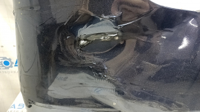 Bare rear bumper Honda Accord 23 - for parking sensors, blue, torn, tears, broken fasteners, scratches