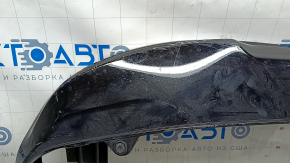 Honda Accord 23 rear bumper lip - gloss black, no fragment, broken fasteners, scratches
