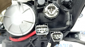 Front right headlight complete Lexus ES300h ES350 13-15 dorest xenon + LED DRL, sand, cobweb, for polishing