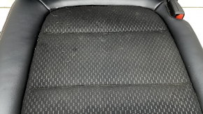 Right rear seat Ford Escape MK4 23- without airbag, combined leather + cloth, black with red stitching, rusty runners, dry cleaning, scratch