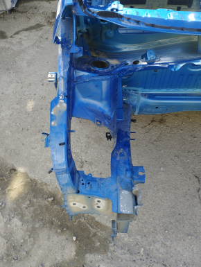 Front right quarter Chevrolet Bolt EV 22-23 on the body, blue