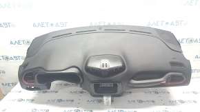 Torpedo front panel without AIRBAG Jeep Renegade 15- black TRAILHAWK