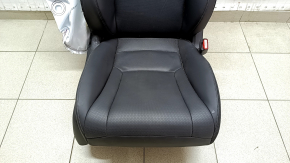 Passenger seat Honda Accord 23- without airbag, electric, heated, leather black, shot