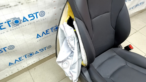 Passenger seat Honda Accord 23- without airbag, electric, heated, leather black, shot
