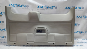 Lower trunk door trim Dodge Grand Caravan 11-20 gray, plastic turned white, scratches, abrasion