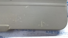 Jeep Compass 11-16 tailgate trim brown, scratches, plastic turned white, abrasions, broken fastener
