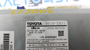 Radio tape recorder with climate control Lexus ES300h ES350 13-18 scratches, worn