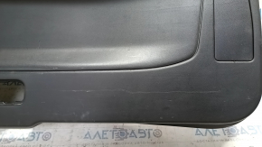 Lower tailgate trim Nissan Pathfinder 13-20 black, scratches, without plug