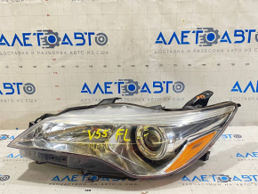 Headlight front left Toyota Camry v55 15-17 bare usa LE\XLE halogen, Taiwan, broken mount