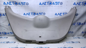 Lower trunk door trim Nissan Leaf 13-17 gray, scuffs, scratches
