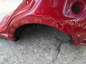 Quarter wing rear left Lexus ES300h ES350 13-18 on the body, red, made, pokes