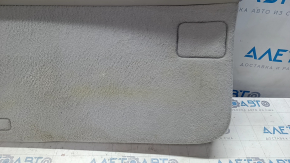 Lower trunk door trim Lexus RX350 RX450h 10-15 gray, scratches, abrasions, needs cleaning