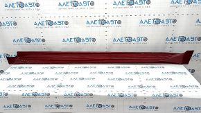 Left threshold Lexus ES300h ES350 13-18 red, scratches, pressed, broken fasteners, cracks