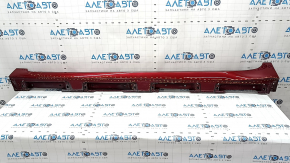 Left threshold Lexus ES300h ES350 13-18 red, scratches, pressed, broken fasteners, cracks