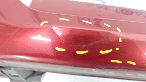 Left threshold Lexus ES300h ES350 13-18 red, scratches, pressed, broken fasteners, cracks